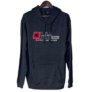 J. America HH Rods Graphic Hoodie w/ Built in Koozie and Opener Size XL